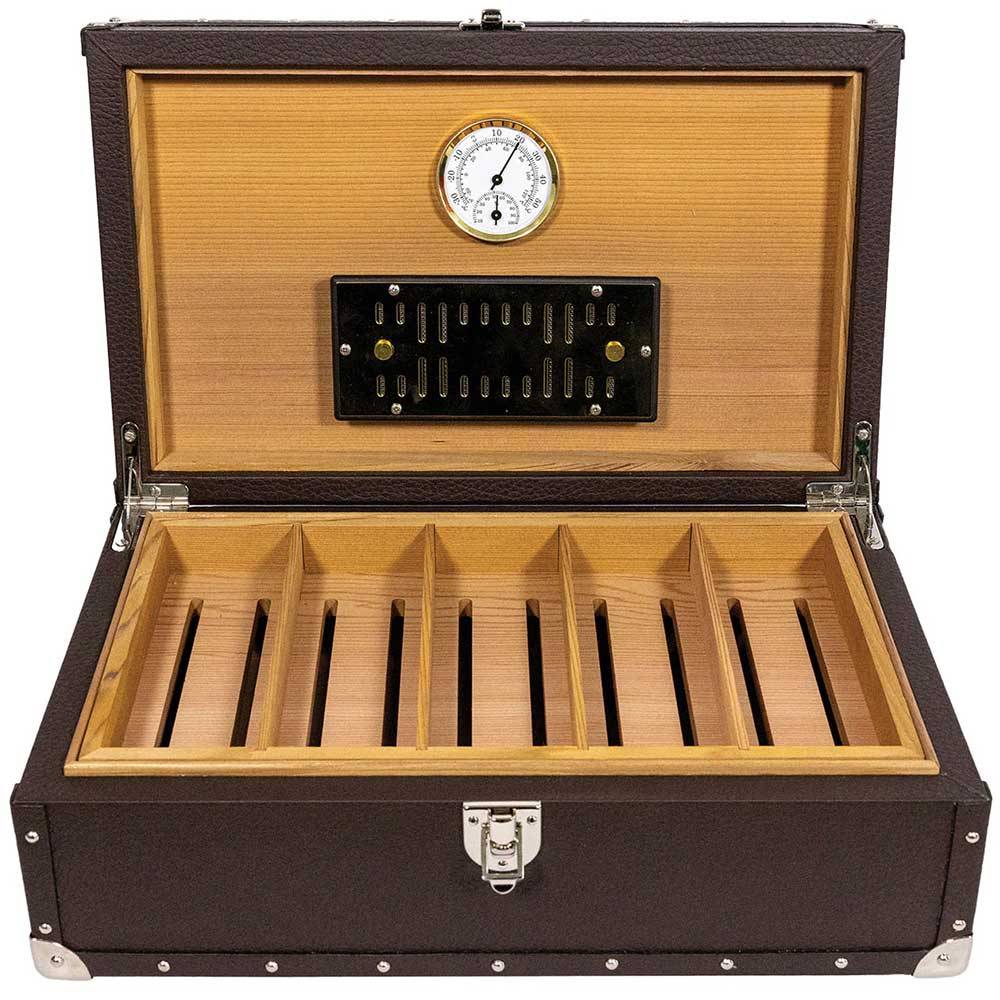 Leder Zigarren Humidor-Box